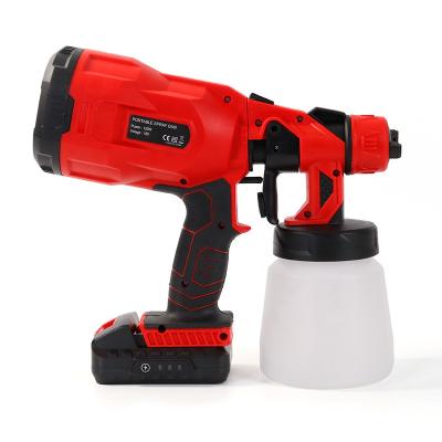 China Professional Rechargeable Handheld Electric Cordless Battery Powered High Pressure Paint Spray Gun Paint Spray Gun Paint Sprayer for sale