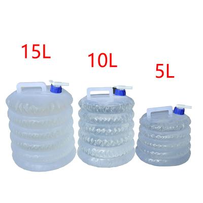 China HYQS5339 Transparent Folding Silicone Water Bucket for sale