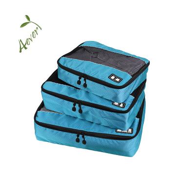 China Fashion 3pcs Set Travel Packing Cubes Travel Cloth Organizer for sale