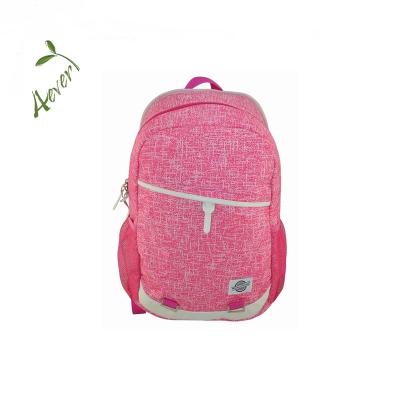 China Custom bulk smiggle color oxford pink backpack waterproof for women for sale