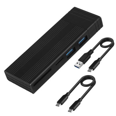 China PCB+Aluminum alloy hard disk box Strix mobile external nvme m.2 ssd box usb3 1 Strix for sale