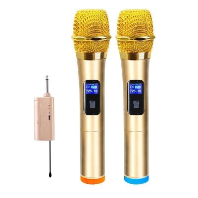 China Karoke MIC Handheld Universal U-segment Microphone Wireless Microphone, Two Household Ktv Singing Audio Handheld Microphone For Singing Teachingg for sale