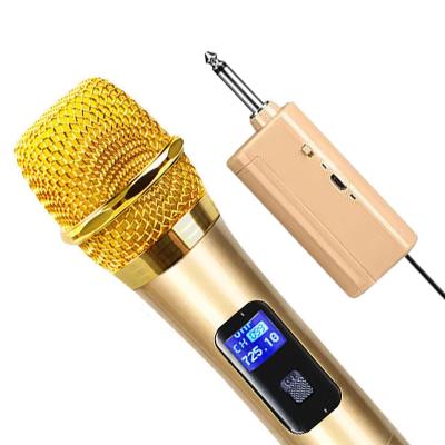 China Handheld Microphone Microphone Universal Wireless Microphone One Two All Metal U-section Household Singing To KTV K-song Outdoor Sound Universal for sale