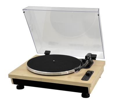 China New Designed Home Entertainment Vinyl Record Player Bluetooth Wooden Phonograph Record for sale