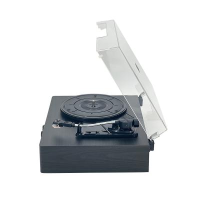 China Wholesale High Quality Home Entertainment Turntable Vinyl Record Player With Dust Cover for sale