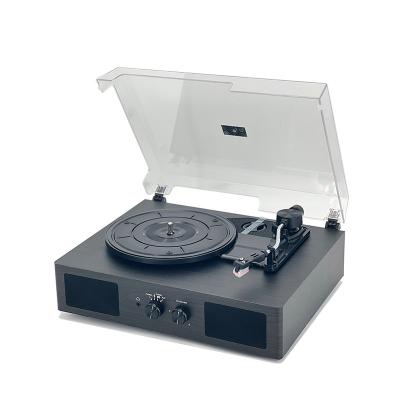 China Retro Home Entertainment Cassette Turntable Vinyl Record Player Phonograph Music Player for sale