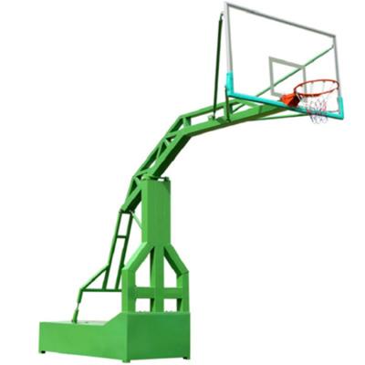 China Outdoor school home basketball outdoor frame adult standard fixed buried children's concave box basketball mobile lifting rack for sale