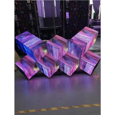 China Indoor Led Advertising Display DJ Booth P5 Stage Led Display Screen / Background Club Studio / Nightclub Bar KTV for sale