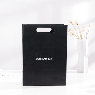 China Gift & Craft Novel Launched Products Brown Or White Kraft Paper , White Cardboard Material Paper Gift Bags With Handles for sale