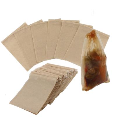 China Hotels Tea Filter Bags, Disposable Paper Tea Bag with Drawstring Safe Strong Penetration Unbleached Paper for Loose Leaf Tea and Coffee for sale