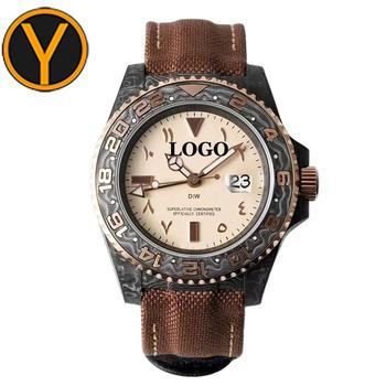 China Automatic date The top NOOB is equipped with 3186 movement, the case, dial and bezel are all luxury brand luxury watches made of TNPN carbon fi for sale