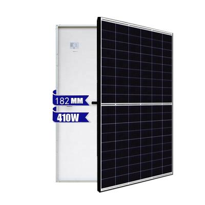 China Luxury 410W solar panel 182mm  solar panel glass solar panel cel  395watt 400watt 405watt  108half cells for solar plant for sale