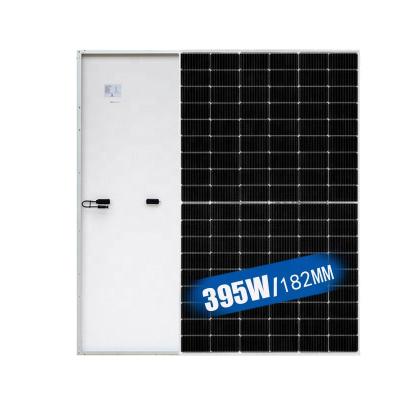 China Luxury 395W Roof Photovoltaic Panel 405watt 410watt  single glass182mm 54cells 108half cells  Wholesale price of single glass for sale