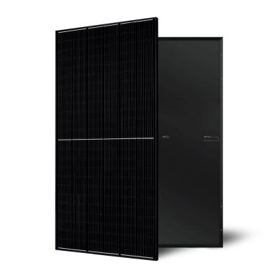 China All Black Solar Module Perc Half 144 Cells 415 435 455 Watts Monocrystalline Solar Panels Mono Photovoltaic Module 182mmx182mm for sale