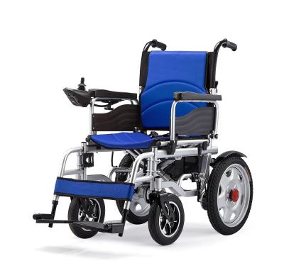 China Carbon steel factory wholesale power electric foldable wheelchair portable electric wheelchair for sale