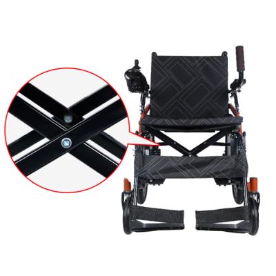 China New Folding Disable Elderly Wheelchair Folding Electric Handcycle Electric Wheelchair for sale