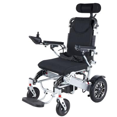 China Aluminum Alloy High Quality Cheap Hot Sale Liar Cheap Folding Electric Wheelchair for sale