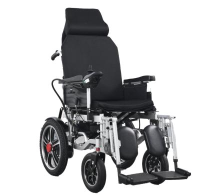 China Hot Selling Cheap Power Wheelchairs Carbon Steel Custom Lying Wheel Electric Wheelchair for sale