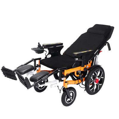 China Aluminum alloy service electric wheelchair chair high quality foldable electronic wheelchair for sale for sale