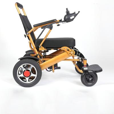 China New Design Aluminum Alloy Folding Electric Wheelchair Scooter Electric Wheelchair Orthopedic Motor for sale