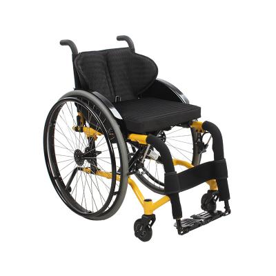 China Folding Leisure Sports Folding Transport Wheelchair Manual Stair Ramp Climbing Wheelchair for sale