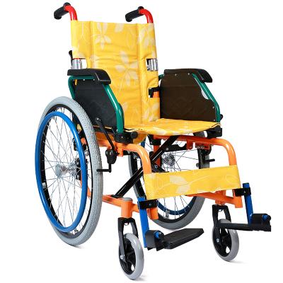 China Steel Folding Portable Soft Wheelchair Disabled Manual Wheelchairs For Children For Disabled for sale