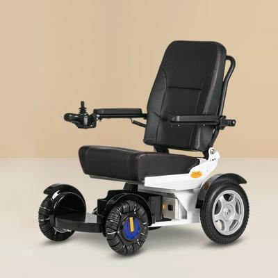 China Lightweight Aluminum Alloy Folding Wheelchair Battery Elderly Electronic Mobility Scooters And Wheelchairs for sale