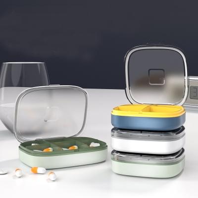 China 7 Day Travel Portable Container Viable Storage Box Medical Pill Case for sale