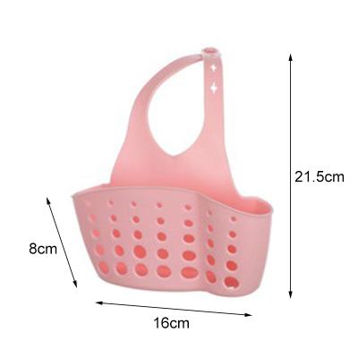 China Soap Sponge Adjustable Shelf Adjustable Shelf Hanging Basket Sponge Storage Holders For Suction Multifunctional Sink for sale