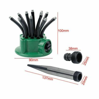 China 360 Degree Garden Water Sprinklers Water Sprinkler Lawn Grass Sprayer Head Eco Friendly Flexible Yard Garden Watering Tools for sale