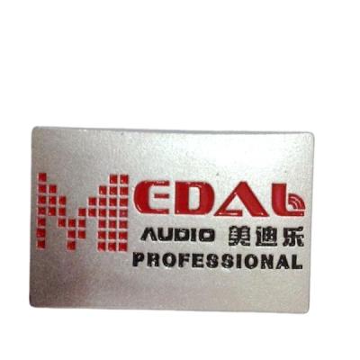 China Custom Europe Small Stainless Steel Enamel Metal Tag Metal Purse Tags Aluminum Sign Nameplate for sale