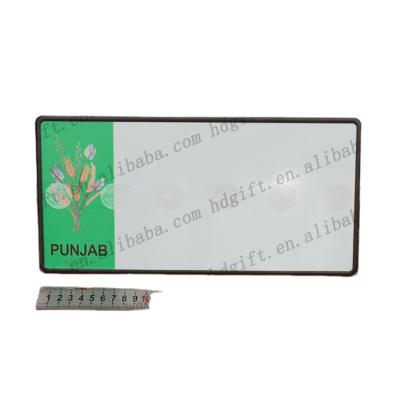 China Aluminum Metal America License Plate For Automobile And Motorcycle Custom License Plate Emboss Number And Letters 520*110mm for sale