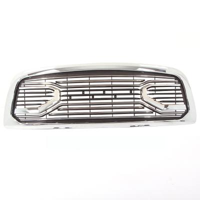 China ABS Big Horn Chrome Grille+Replacement Shell Fit For Dodge Ram 2009-2012 1500 for sale