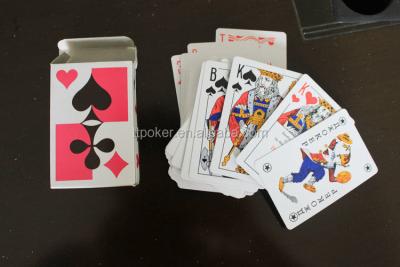 China Paper Most Popular New Design Fashion Russian Top Quality Playing Cards for sale