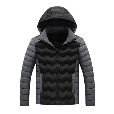 China Breathable 2024 new men's casual hooded jacket autumn and winter fashion brand fashion thickened warm loose cotton-padded men for sale