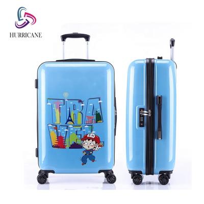 China Fashionable Customize Cute Cartoon Pattern Personalized Luggage Sets For Girls for sale