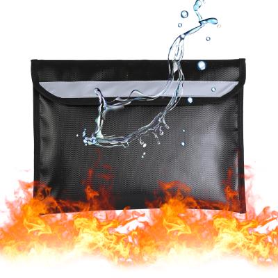 China New type waterproof and flame retardant bag money document silicone coated fabric wholesale flame retardant and waterproof for sale