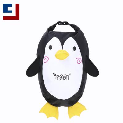 China Waterproof Fashion Cute Penguin Printing Lightweight Waterproof Backpack For Kids for sale