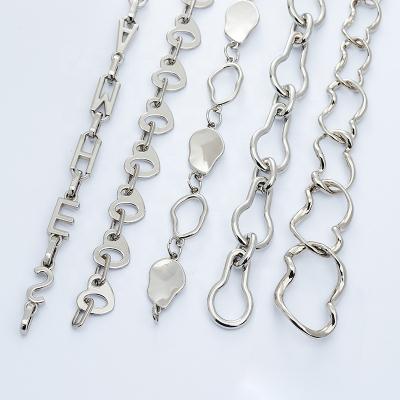 中国 Custom Silver Metal Alloy Chain SANKO For Bag And Clothing 販売のため