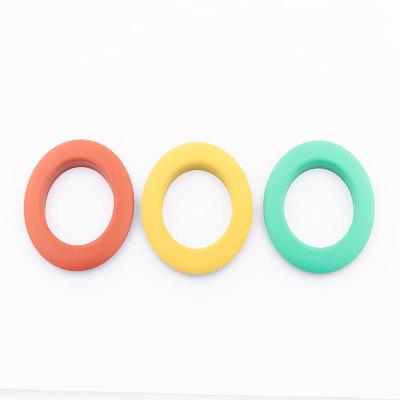 China Yellow And Green Color Large Ring Brass Eyelet For Clothing Of 35 Mm Inner Nickel Free for sale