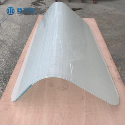 China Home Office 6.38mm-40.28mm SGP Hot Bending Laminated Glass for sale