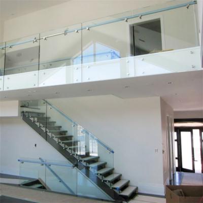 China BTG Tempered Modern High Quality 10mm Clear Float Glass Panel Stairs Price for sale