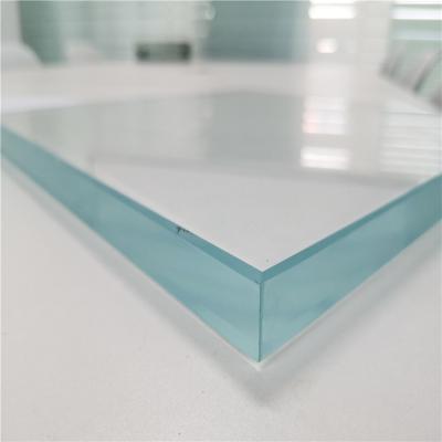 China Modern clear 4mm thick modern clear custom flat templado edge grind cut size cut vidrio glass fence price for sale