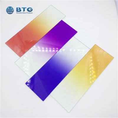 China Modern China Manufacturer Tinted Colored EVA Laminated Toughened Gradient Separation Glass for sale