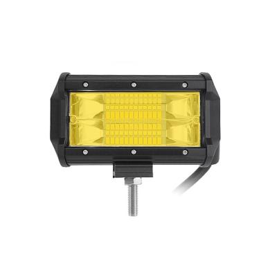 China New Yellow PC Amber Color 5inch 72W LED Driving 5inch Fog Light for sale