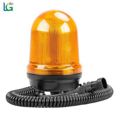 China Truck School Bus Safety Emergency LED Beacon Amber Revolving Warning Light Magnetic Low Turning Flashing Strobe LG-WR5A for sale