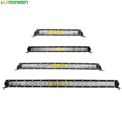 China Aluminum Housing Wholesale New Single Row 5W Slim 4D Flood Spot Led Light Bar For Trucks Atvs Auto Parts Accessories for sale