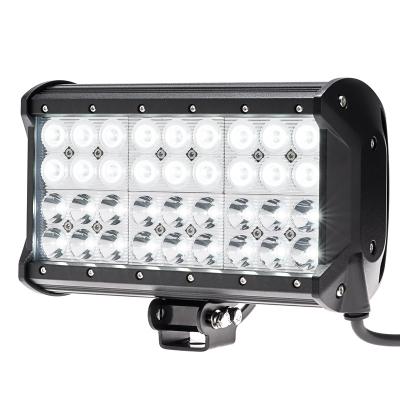 China Super Bright Anti-vibration Quad Rows Off Road LED Lighting 12v 9inch 4 Row 108W Construction LED Tunnel Light for sale