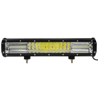 China Aluminum Alloy Profile Housing LG-DT072 Factory Wholesale IP67 16inch 72W 216w Triple Row Car Led Bar Light 12V for sale