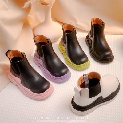 China Other 2021 autumn and winter fashion new high quality girls short ankle boots kids rubber boots for sale